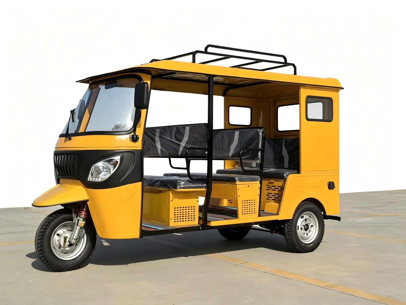 Motorized cargo tricycle delivery vehicle with flatbed - VEXOTS factory